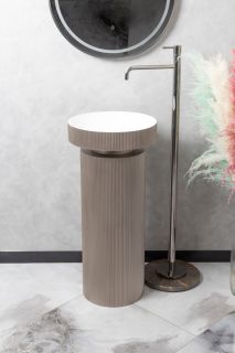 Пьедестал для раковины Armadi Art Sole Corian 801-Base-Rib-D Delmar