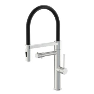 Смеситель для кухни Wonzon & Woghand WW-88458007-BN с гибким изливом и подключением фильтра брашированный никель