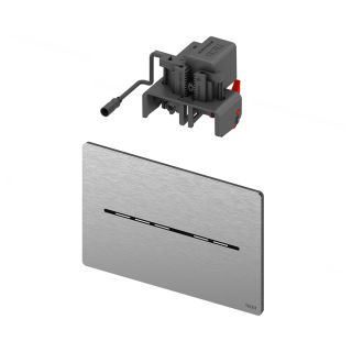 Электронная панель смыва TECE TECEsolid 9240464 с бесконтактной активацией питание от сети 6 В нержавеющая сталь сатин