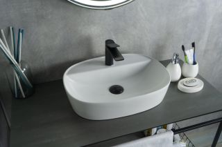 Раковина Gid N9045 51166 накладная белая 50x38x12