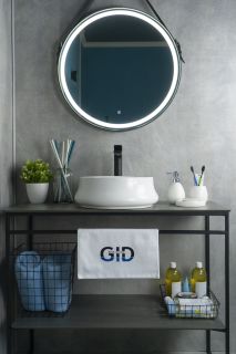 Раковина Gid N9426 51145 накладная белая 40x40x14