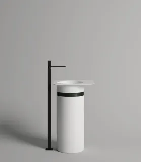 Напольная раковина Salini Ninfea 01 S-Stone 130221M 54см белый матовый