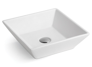 Раковина накладная SantiLine SL-1014 41см белый