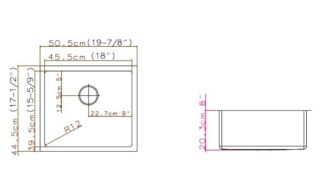 Кухонная мойка Grandex Aqua Proline 50 300083 сатин