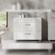 Тумба под раковину напольная Velvex Orlando tn.ORL.CLA.100.2Y белый матовый, 100 см