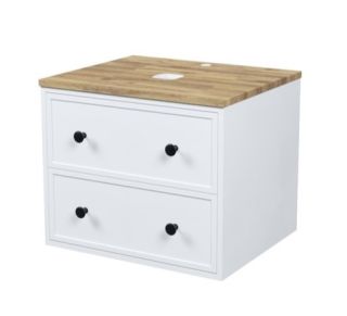 Тумба подвесная IDDIS Torr TOR60WBi95K со столешницей 60см белый матовый