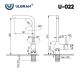 Смеситель для кухни Ulgran Classic Ulgran 022(331) белый