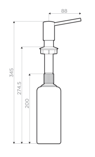дозатор Omoikiri OM-02-BE