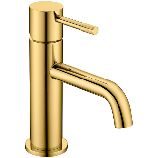 Смеситель для раковины Boheme Uno золото 461-MG