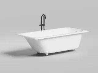 Ванна из искусственного камня Salini Orlanda S-Sense 102016GRH 170x80см RAL снаружи