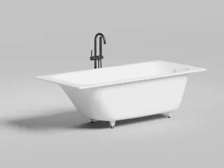 Ванна из искусственного камня Salini Orlanda S-Stone 102022MRF 180x80см RAL полностью