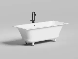 Ванна из искусственного камня Salini Orlanda Axis S-Sense 103213G 170x75см белый глянцевый