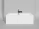 Ванна из искусственного камня Salini Orlanda Axis S-Stone 103222MRF 180x80см RAL полностью
