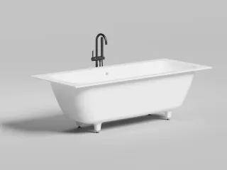 Ванна из искусственного камня Salini Orlanda Axis S-Sense 103211MRF 190x80см RAL полностью