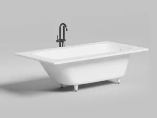 Ванна из искусственного камня Salini Orlanda Plus S-Sense 102014GRH 190x100см RAL снаружи