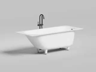 Ванна из искусственного камня Salini Ornella S-Stone 102323M 170x70см белый матовый