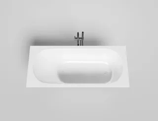 Ванна из искусственного камня Salini Ornella Kit S-Sense 102411M 170x75см белый матовый