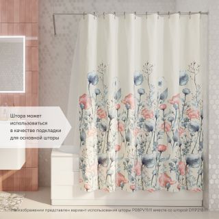 Шторка для ванной комнаты IDDIS Promo  P08PV11i11