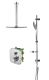 Душевой комплект Swedbe Platta 5557G1 с термостатом хром/серый