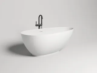 Ванна из искусственного камня Salini Paola S-Sense 101511GRF 160x77см RAL полностью