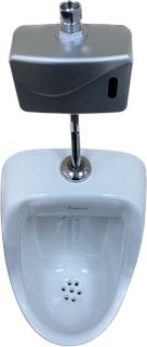 Писсуар подвесной Laguraty 507 A выпуск вертикальный с датчиком белый