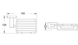 Мыльница Shevanik SG5604H чёрный