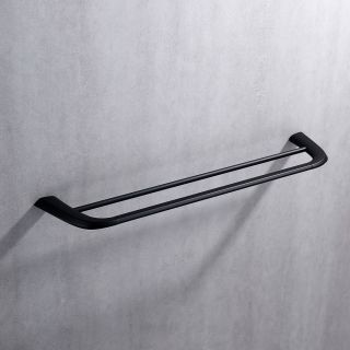 Двойной полотенцедержатель ABBER Nord AA1553B 60см чёрный матовый