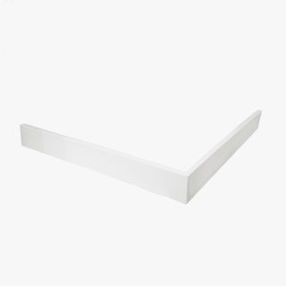 Экран для душевого поддона Veconi Pietra PS W, 900x900x30, гелькоут и стекловолокно, белый