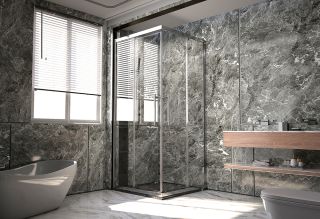 Душевой уголок Veconi Premium Trento PTC-20CH, 1200Х800x2000, хром, стекло прозрачное