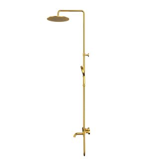 Душевая стойка термостатическая WHITECROSS Y Y1234TOPGLB брашированное золото