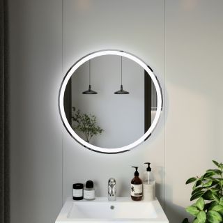 Зеркало с подсветкой Бриклаер Эстель-4 4627125414367 70 см на взмах руки