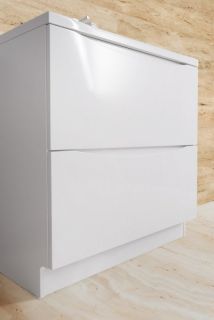 Тумба под раковину BelBagno напольная 80x85см Bianco Lucido MARINO-800-2C-PIA-BL-P