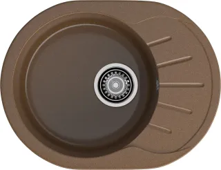 Мойка кухонная GranFest CLASSIC R-580L терракот