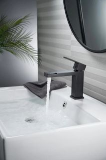 Cмеситель для раковины Knotlor KN-20/BL, черный