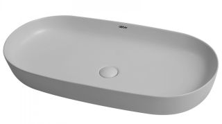 Раковина ABBER Bequem AC2110MLG 80см светло-серый матовый