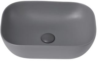 Раковина ABBER Rechteck 46см серый матовый AC2200MG