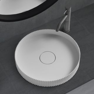 Раковина ABBER Stein AS2604 40см белый матовый