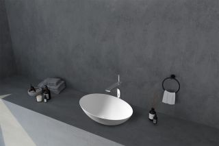 Раковина ABBER Stein AS2609 50см белый матовый