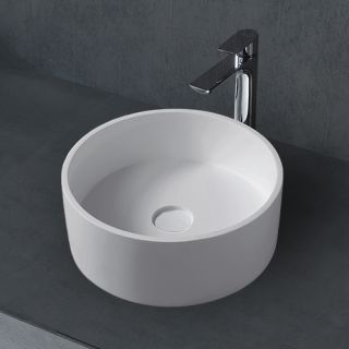 Раковина ABBER Stein AS2612 40см белый матовый