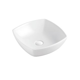 Раковина накладная Azario 43х43х13.5 фаянс (AZ2076)