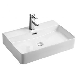 Раковина накладная Azario 60х42х12 фаянс (AZ2173)