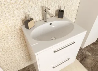 Раковина Эстет Vegas silk ФР-00014921 60см белый