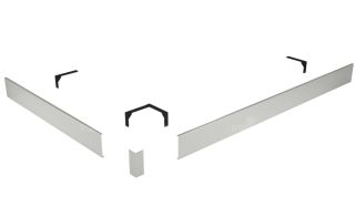 Экран для душевого поддона RGW N/ST-21 W 50231586-01 80x160см белый