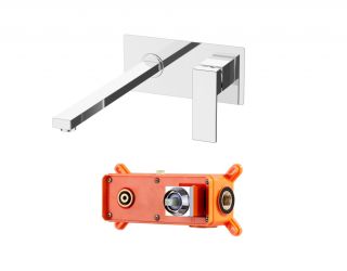 Встраиваемый смеситель для раковины, хром Romano BelBagno ROM-BLM-CRM