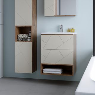 Ниша для тумбы Бриклаер Кристалл 4627125416859 60 см дуб крафт табачный