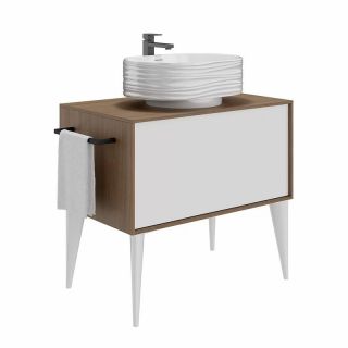 Раковина накладная Kerama Marazzi ArtBasin Sabbia SA.wb.50\WHT 50 см белый