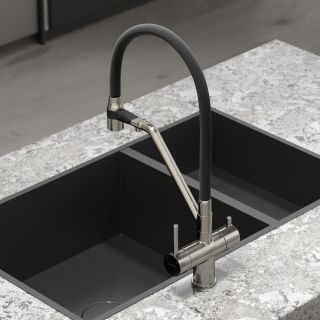 Смеситель для кухни Sancos Dora SC4003BN брашированный никель