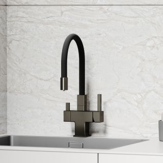 Смеситель для кухни Sancos Arno SC4005GG воронёная сталь