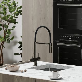 Смеситель для кухни Sancos Imola SC4010GG воронёная сталь