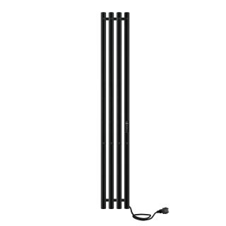 Полотенцесушитель электрический Indigo Style LSE120-18BRRt 120x18 см чёрный муар